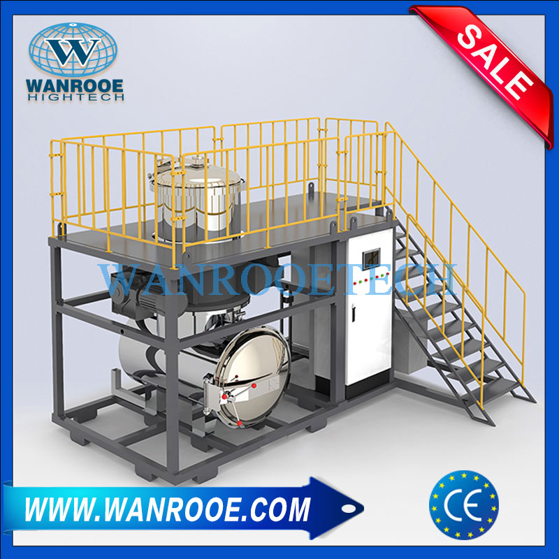 Vertical Medical waste crushing autoclave