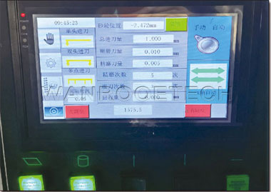 CNC Control System Straight Knife Grinding Machine Touch Panel 