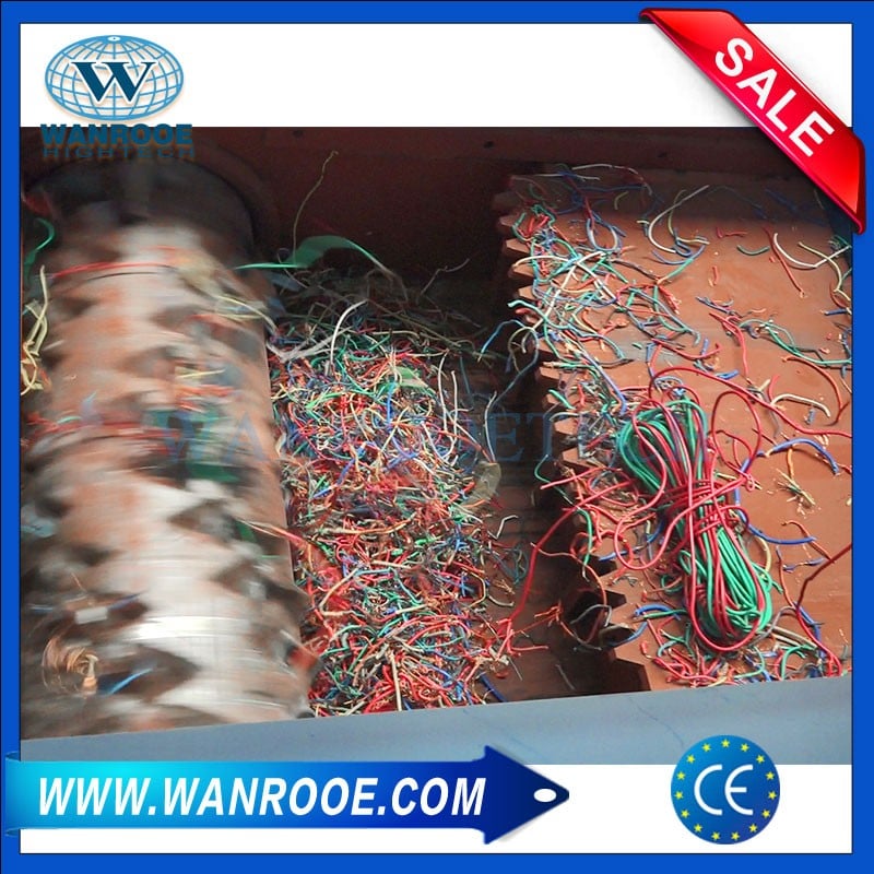 Scrap Copper Cable Wire Recycling Shredder Machine For Sale