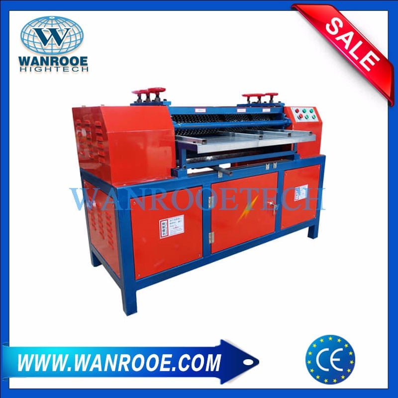 Air Conditioning Radiator Copper Aluminum Stripping And Separating Machine