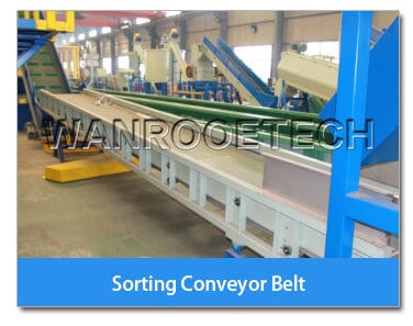 sorting conveyor belt
