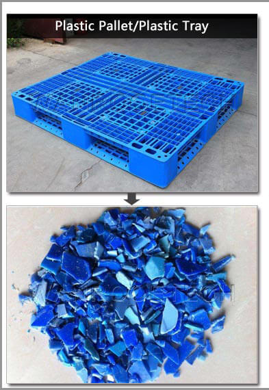 Plastic Pallet/Plastic Tray Shredder