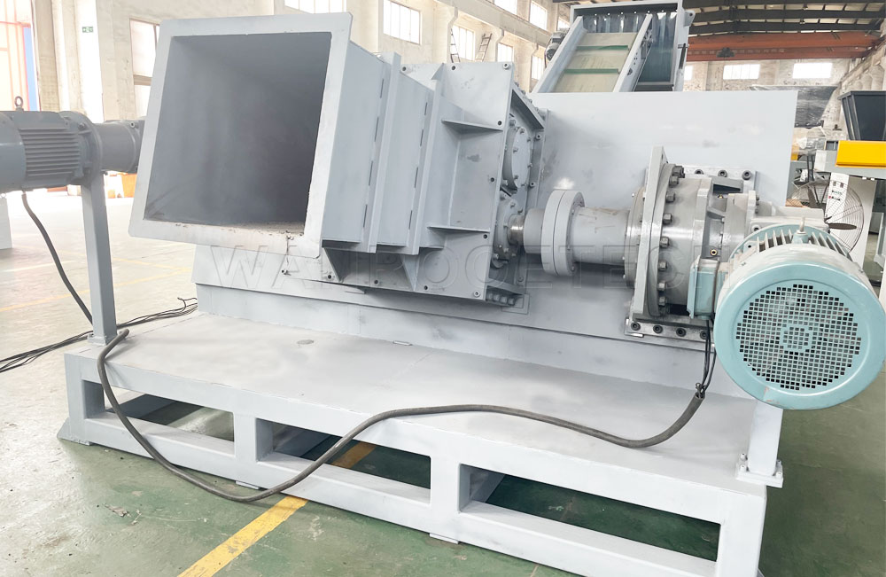 Steel Wire Reinforced HDPE Composite Pipe Recycling Shredder