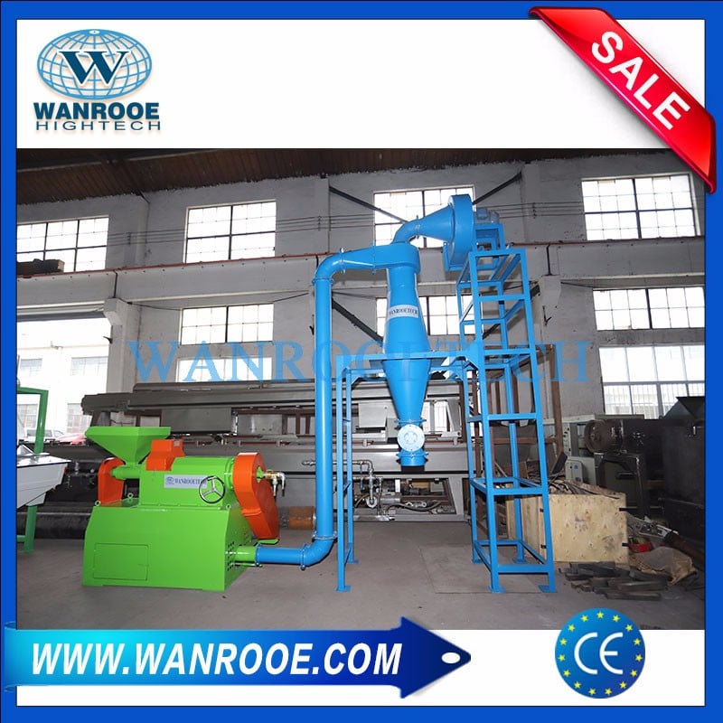 Rubber Powder Pulverizer Machine For Tire Recycling Plant