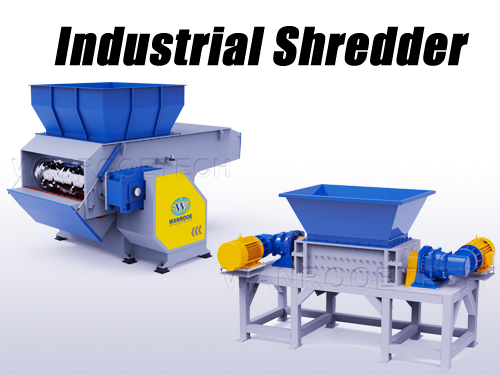 Industrial Shredder For Recycling Waste