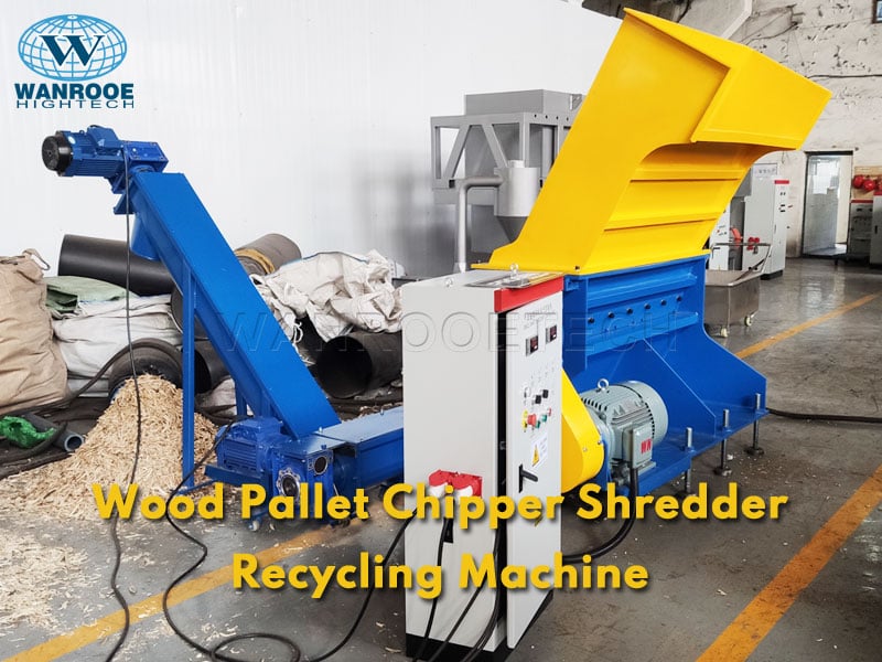 Industrial Used Wood Pallet Chipper Shredder Machine