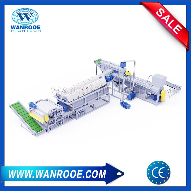 Paper Plastic Wrapping Paper Recycling Machine