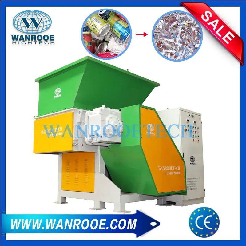 Одновальный шредер для алюминиевой банки пива, кока-кола