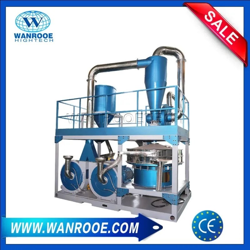 Двухдисковая мельница для измельчения пластика