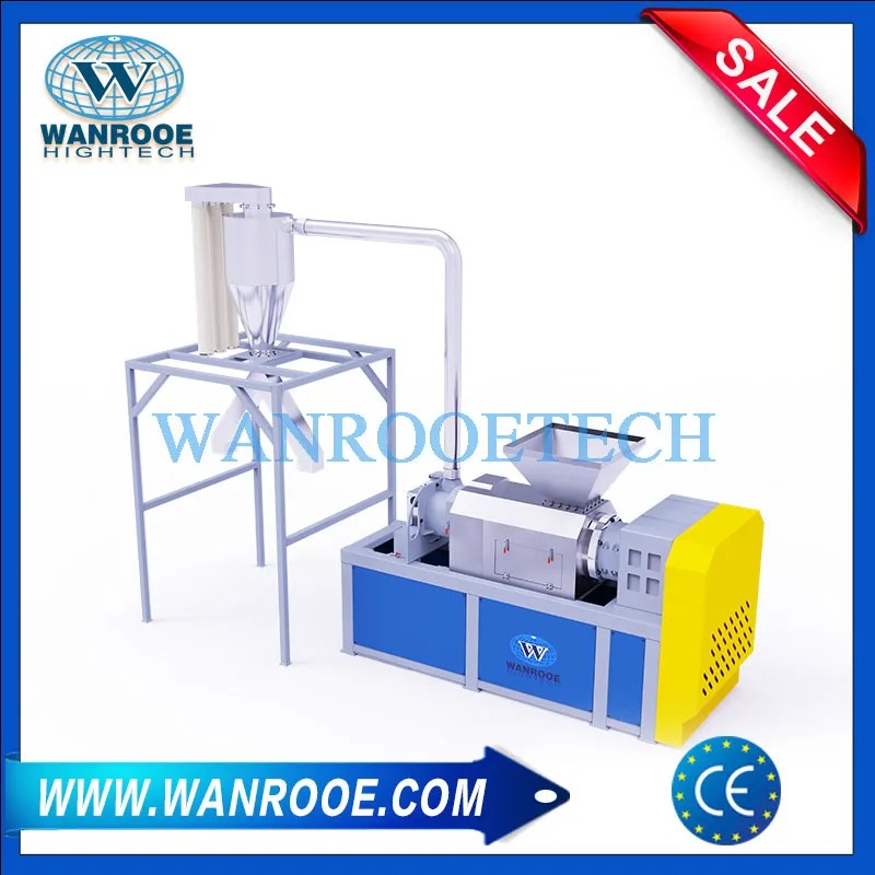 Машина для обезвоживания и гранулирования сельскохозяйственных пленок