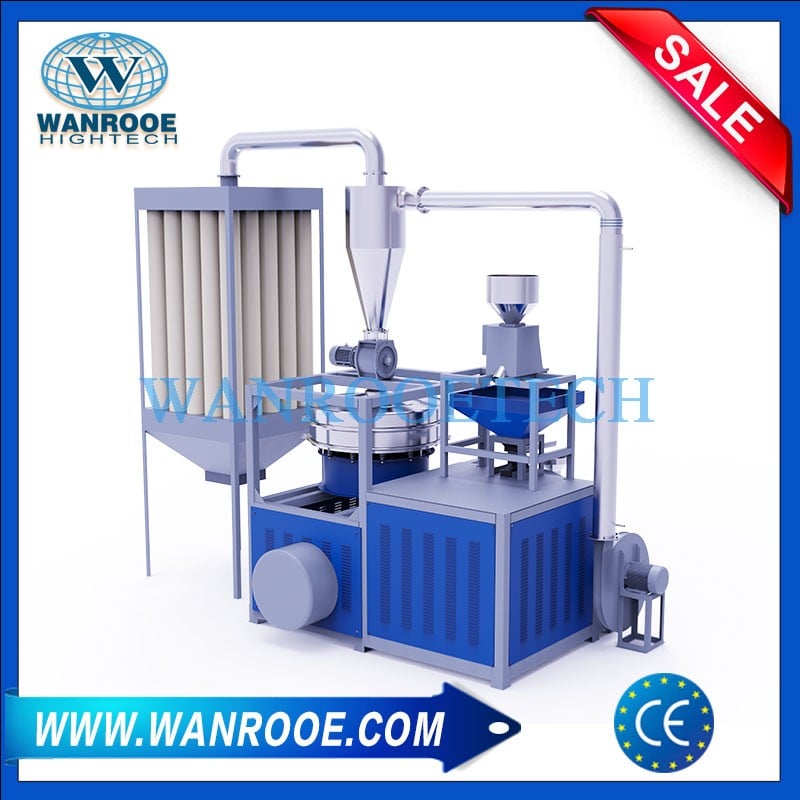 PVC PS PET PBT PA Plastic Pulverizer Machine
